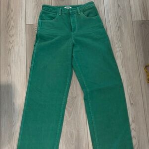 Wrangler Green Straight Leg Jeans